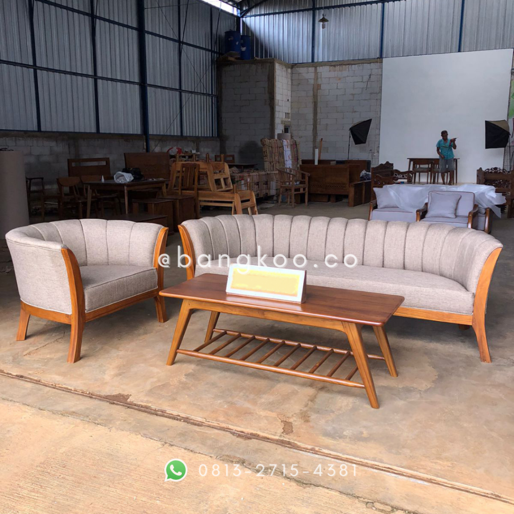 Sofa Kursi Tamu Jati Jepara