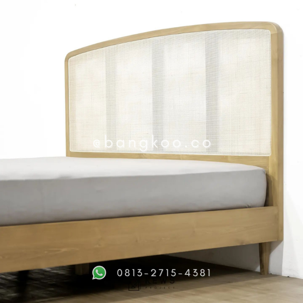 Tempat Tidur Minimalis Rotan Jepara