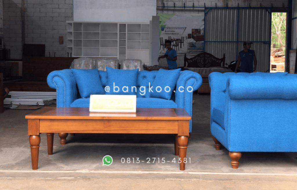 Set Sofa Tamu Jati Minimalis