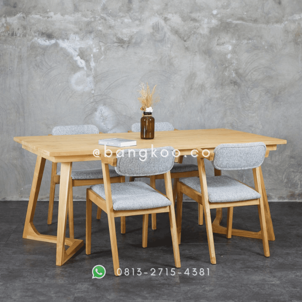 Set Meja Makan Jati v